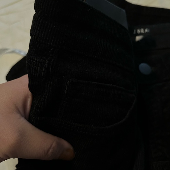 NWT J BRAND Selena bootcut skinny crop black corduroy size 25 new with tags - Picture 5 of 8